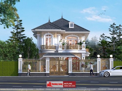TOP 5 biệt thự 2 tầng hiện đại mái Nhật 2023