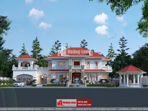 TOP 5 biệt thự 2 tầng chữ I đẹp 2023