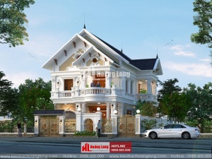 Phong thủy cổng nhà biệt thự 2 tầng tại Vĩnh Lợi HL51150