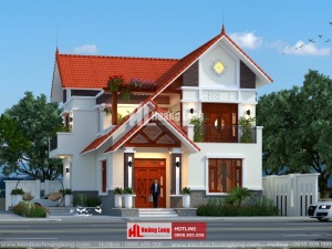 Phong thủy phòng khách biệt thự 2 tầng tại Sầm Sơn HL51180