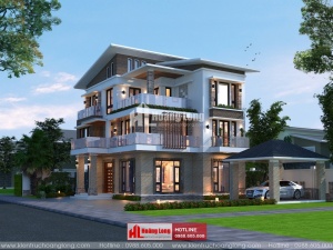Thiết kế biệt thự 3 tầng hiện đại tại Phú Bình HL51264