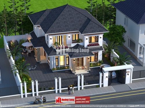 Thiết kế biệt thự 2 tầng hiện đại tại Thủ Dầu Một HL50927
