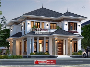 Thiết kế biệt thự 2 tầng hiện đại tại Thủ Dầu Một HL50927