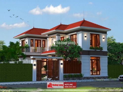 Phong thủy cửa chính biệt thự 2 tầng tại Phổ Yên HL50930