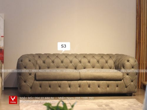 Bộ sofa da bò Italia Lord Cat 600